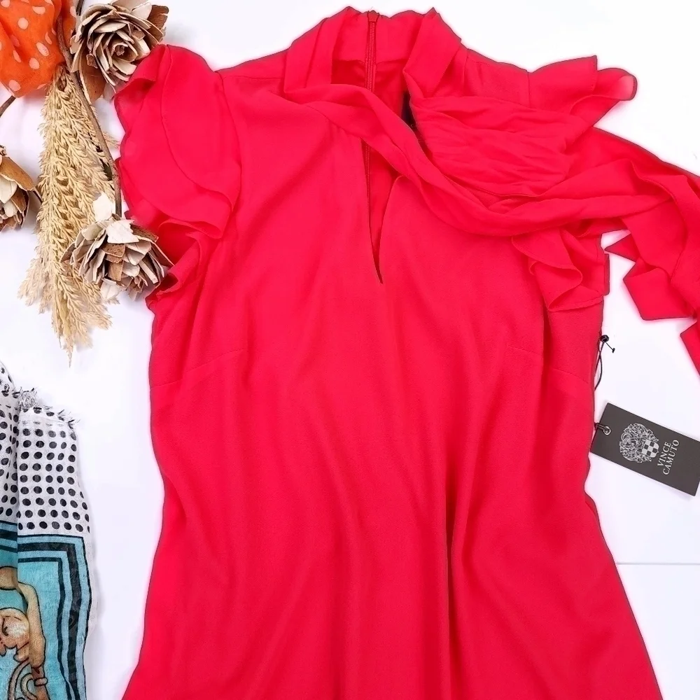 New Vince Camuto Pink Dress Sz 6 - Picture 5 of 10